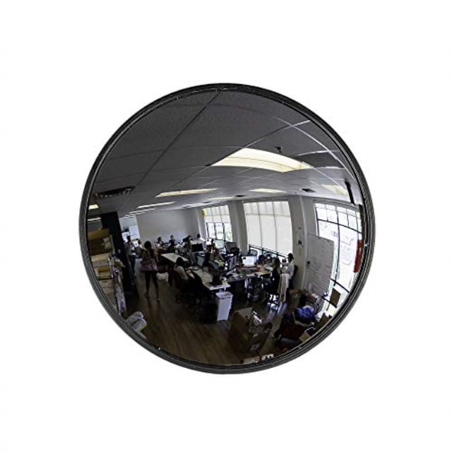 Offices Driveway Security and Safety Mirror Convex Mirror Circular Acrylic Security Mirror 9 for Blind Spots at Home 22cm Stores and Traffic with Adjustable Fixing Bracket Traffic Mirror