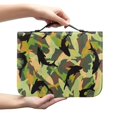thumbnail image 2 of HELLHERO Camo Green Church Bible Bag for Men, Protective Bible Cover with Zipper for Christian Prayer Outdoor Bible Study, 2 of 12