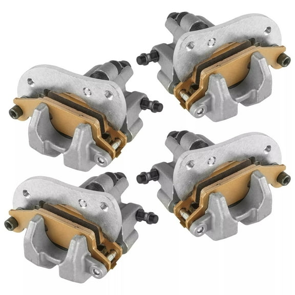 for Yamaha Grizzly 700 YFM700 2007-21 Front and Rear LH RH Brake Caliper w/Pads