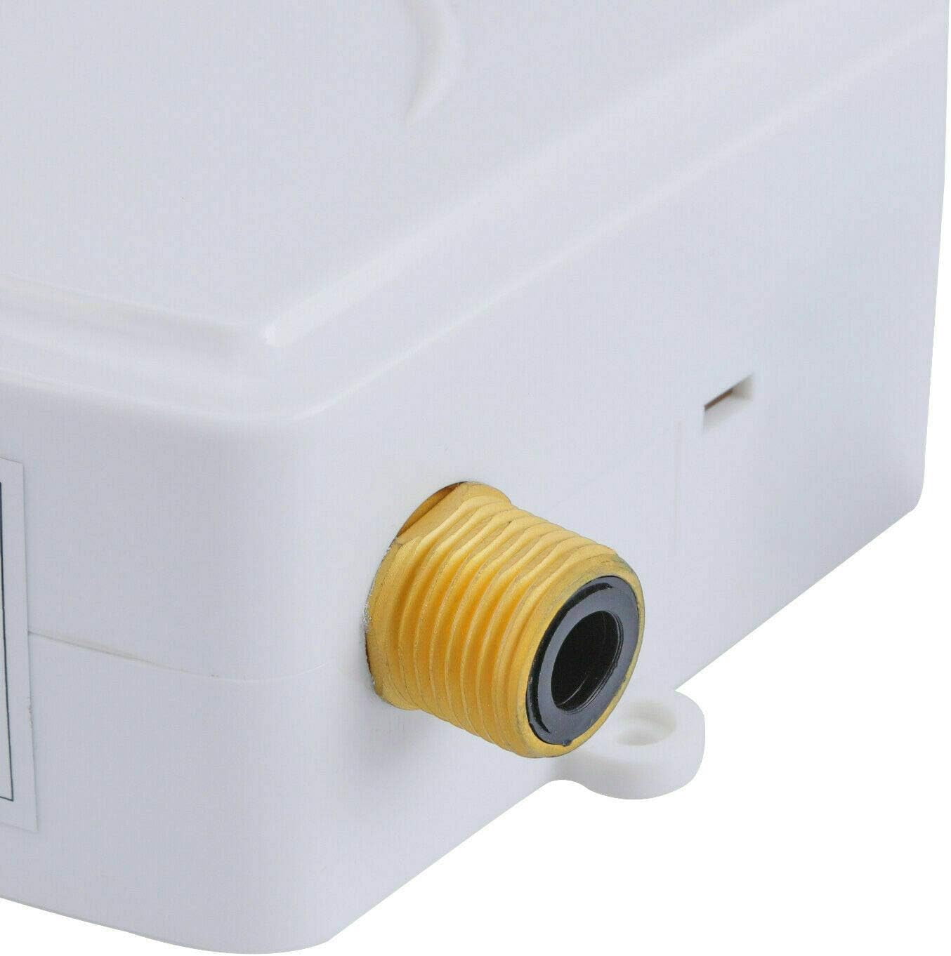 3000W Mini Tankless White Instant Electric Hot Water Heater, Upthehill 3 Seconds Instant Water Heater with Digital Display, Overheating Protection Automatic Power-off 110V