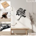 thumbnail image 5 of Violaura Roses Metal Wall Art - Easy to Install Hanging Perfect for Home, Living Room Decor (24.0" x 19.2"), 5 of 8