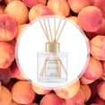 thumbnail image 2 of 3.5 oz Scent Diffuser with 6 Fiber Sticks, 100ml Peach Reed Diffuser Set Aromatherapy Fragrance Diffusers Air Fresheners for Home Bedroom Bathroom, 2 of 7
