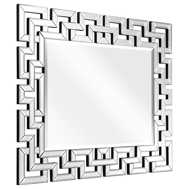 Empire Art Direct Elegant Beveled Geometry Decorative Wall Mirror