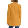 thumbnail image 4 of Womens Lightweight Blazer Clearance Lightweight Lapel Fall Fashion Business 2024 Blazer Button Front Oversized Work Jackets Deal Of the Prime Of Day Today, 4 of 4