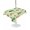 Green, variant on Outdoor Tablecloth with Umbrella Hole for Patio/Picnic/Party/Camping, Green Cartoon Truck Waterproof Table Cloth Rectangle Table Cover Washable, Funny Cute Colorful Car Tree Polka Dot (60"x 102")