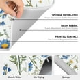 thumbnail image 6 of Yayeee Dish Drying Mat for Kitchen Counter 16" x 18" Microfiber Super Absorbent Coffee Decorative Pad, Blue Floral, 6 of 9