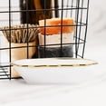 thumbnail image 3 of Ceramic Soap Dish Luxury Container Makeup Egg Organizer Dishes for Bar Delicate, 3 of 6