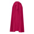 thumbnail image 4 of Mini Robe d'Été pour Femmes Mignonne Col Suspendu Sans Manches Couleur Unie Plissée Dos de Plage Mini Robe Mini Robe pour Femmes Été, 4 of 8