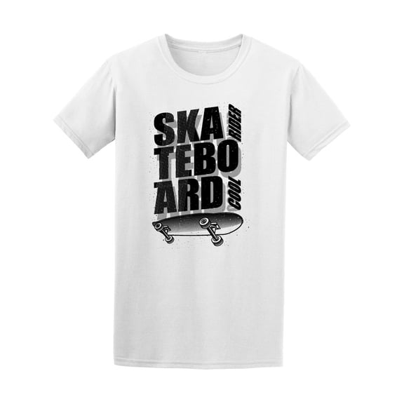 Skateboard Lettering Tee Men's -Image by Shutterstock