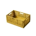 thumbnail image 2 of JilgTeok Collapsible Plastic Storage Baskets Desktop Snack Stationery Sorting Box Cosmetics and Miscellaneous Basket Folding Fruit Storage Basket for Home Kitchen Classroom and Office Bathroom S, 2 of 6