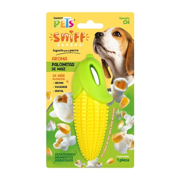 Juguete Dental Para Perros Con Aroma Y Squeaker Fancy Pets Elote