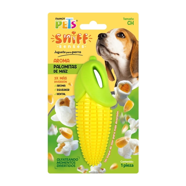 Juguete Dental Para Perros Con Aroma Y Squeaker Fancy Pets Elote