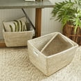 thumbnail image 4 of Napa Home and Garden Rivergrass 3 Piece Basket Set with Handle, 4 of 7
