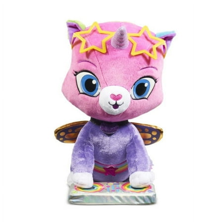 Rainbow Butterfly Unicorn Kitty - 14" DJ Felicity Plush