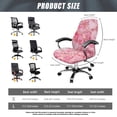 thumbnail image 7 of POLERO Stretch All-in-One High Back Computer Chair Cover for Home Office, Elastic Cloth Washable Office Chair Cover with Non-Slip, 7 of 7