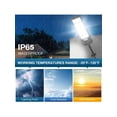 thumbnail image 3 of 100000LM Solar Street Lights Outdoor, Commercial Parking Lot Light, 6500K Dusk To Dawn IP65 Security Flood Lights Motion Sensor Led Lamp For Basketball Court, Road, Yard, 3 of 7