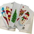 thumbnail image 1 of LEEYNEER3 Sets Xmas Craft Embroidery Bookmarks Craft Cross Stitch Bookmarks Diy Embroidery Kits, 1 of 5