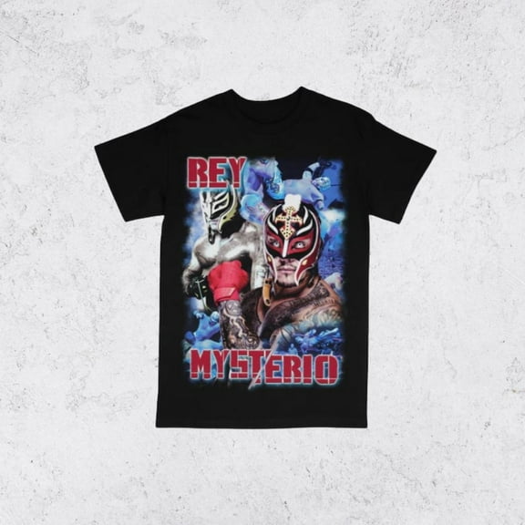 Vintage 90s Rey Mysterio Tee Shirt Retro Classic Graphic Tee Bootleg Bestseller Unisex Sport Gift