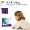 thumbnail image 4 of iPad 9th 8th 7th Gen Case for Kids,  Allytech Soft EVA Shockproof Lightweight Convertible Handle Stand Chilren Proof Kiddie Todder Friend Cover Case for Apple iPad 10.2" 2021 2020 2019, Purple, 4 of 6