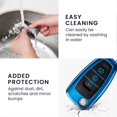 thumbnail image 5 of Car Key Case Compatible with Ford 3-Button - Silicone Car Key Cover - High Gloss Blue Protective Case, 5 of 5