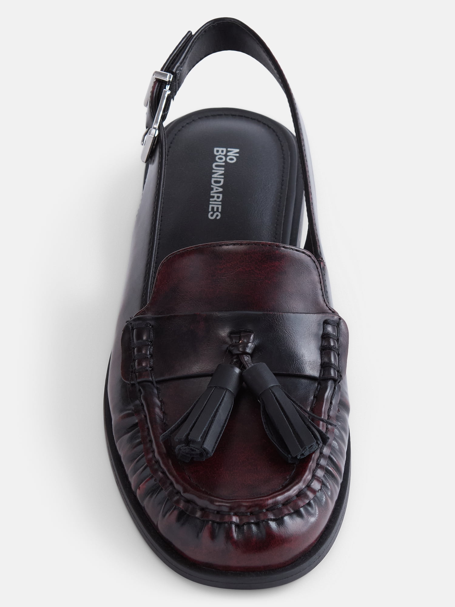 No Boundaries Women's Slingback Tassel Loafers