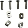 thumbnail image 1 of PinesC 4 Set Hydrofoil Mounting T Nuts M8 Hydrofoil T Nuts Set Portable Detachable High Strength Manual Tool Durable for Paddle Board Spare Parts, Silver, 1 of 5