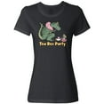 thumbnail image 3 of Inktastic Funny Tea Rex Party Women's T-Shirt, 3 of 5