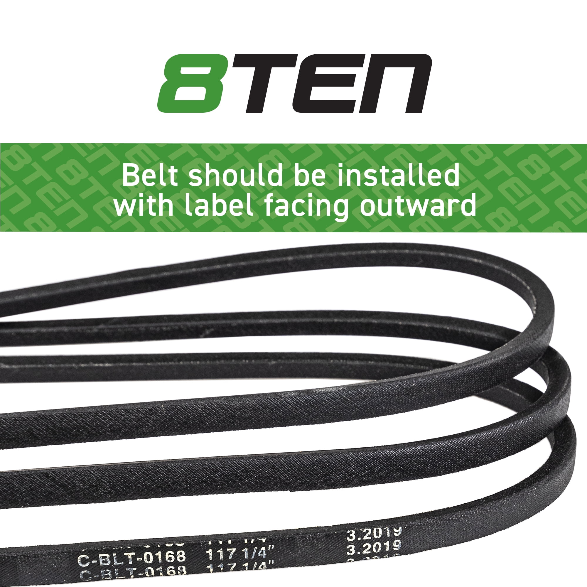 8TEN Deck Belt for Toro Time Cutter Z Z420 Z530 106 2173 42 inch 810 CBL2380T Walmart