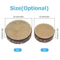 thumbnail image 4 of Yeacher Tambour à Main Orff Instrument de Percussion Musical Instrument de Batterie Portable avec Baguette 6 Po, 4 of 8