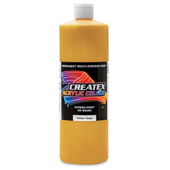 Createx Acrylics - Yellow Oxide, Quart