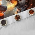thumbnail image 4 of Castle Fairy Tiger Dragon Blackout Curtains Set of 2 (52x84 Each),Vintage Window Curtains, 4 of 6
