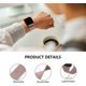 thumbnail image 2 of ZHAOCHENG Paquete de 4 bandas elásticas de nailon compatibles con Apple Watch de 42 mm, 44 mm y 45 mm, pulseras elásticas deportivas trenzadas ajustables para mujeres y hombres para iWatch Series 7/6/, 2 of 5