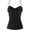 Black + White, variant on Ocean Blues Women's V Neck Twisted Tummy Control Ruched Tankini Top