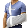thumbnail image 2 of Cabestrillo de malla para brazo, soporte para hombro, inmovilizador, vendaje para codo y muñeca, alivio de lesiones y fracturas, 2 of 2