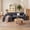 Black-Left, variant on LEHZROAJ 103" Chenille Compressed Sofa,L Shaped Sectional Couch Pillows No Assembly Required for Living Room(Black,Left)