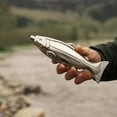 thumbnail image 6 of Foster & Rye Stainless Steel Trout Flask, Metallic, 4 oz, 6 of 9