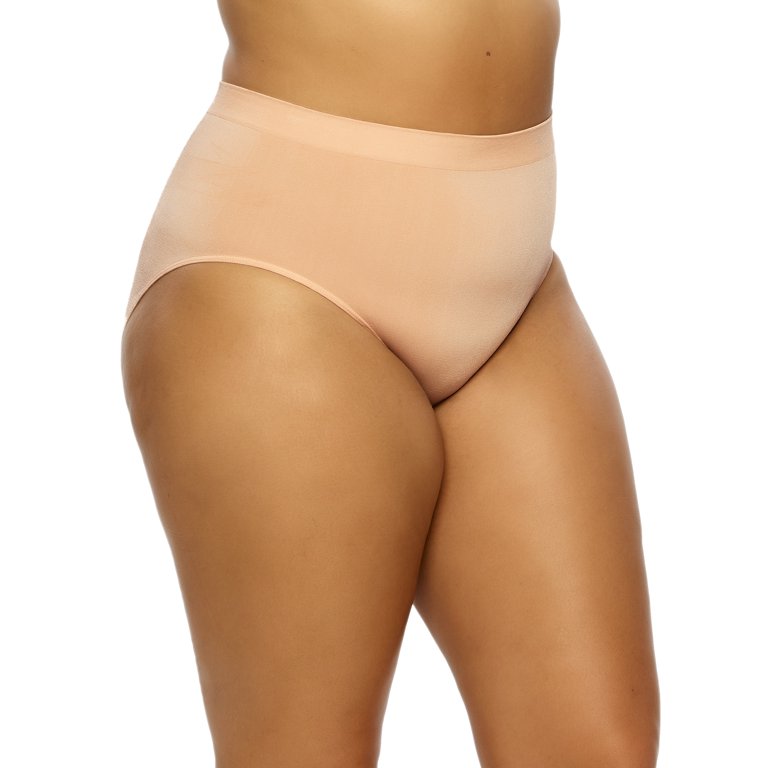 Paramour by Felina | Body Smooth Seamless Brief 3-Pack | No Visible Panty  Lines (Cocoa Beans, X-Large)