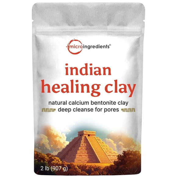 Microingredientes de arcilla en polvo Indian Healing, 1 kg