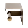 thumbnail image 6 of ALFI brand ABTPC66-BLA Black Matte Stainless Steel Toilet Paper Holder with Shelf, 6 of 7