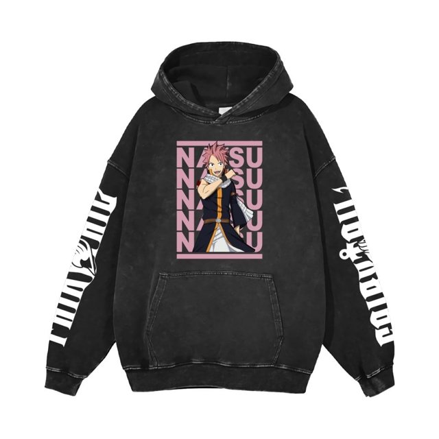 THNCLZX FAIRY TAIL hoodies Chandails en Molleton vintage de Rue Haute Vêtements Unisexes