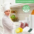 thumbnail image 2 of 400 Count Pint Size 6"x10" Vacuum Sealer Bags with  and Puncture Prevention,Vacuum Seal Freezer Bags, for Sous Vide Vaccume Sealer PreCut Bags, 2 of 6