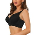 thumbnail image 4 of Juniors Comfortable Soft Push Up Lingerie Embroidery Lace Bralette, 4 of 6