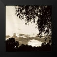 thumbnail image 2 of Hausenflock, Alan 12x12 Black Modern Framed Museum Art Print Titled - Sunset Trees Sepia Sq I, 2 of 5