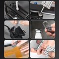thumbnail image 4 of Compact Stainless Steel Screwdrivers Includes Foldable Hex, Flathead & Phillips Screwdrivers and Box Cutter - Camera Tool for Photographers, 4 of 5