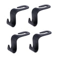 thumbnail image 4 of WEUVEB 4Pcs Car Headrest Hook ABS Brown for Car Accessories, 4 of 6