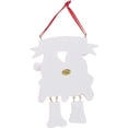 thumbnail image 4 of Festive Red White Gnome Family Couple 5 x 4 Resin Decorative Hanging Holiday Ornament, 4 of 6