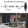 thumbnail image 4 of Glass Rinser Automatic Multi-Angle Glass Rinser with tee joint and water pipe Cup Cleaner Cleaning tool for Home Bar Restaurants, 4 of 7