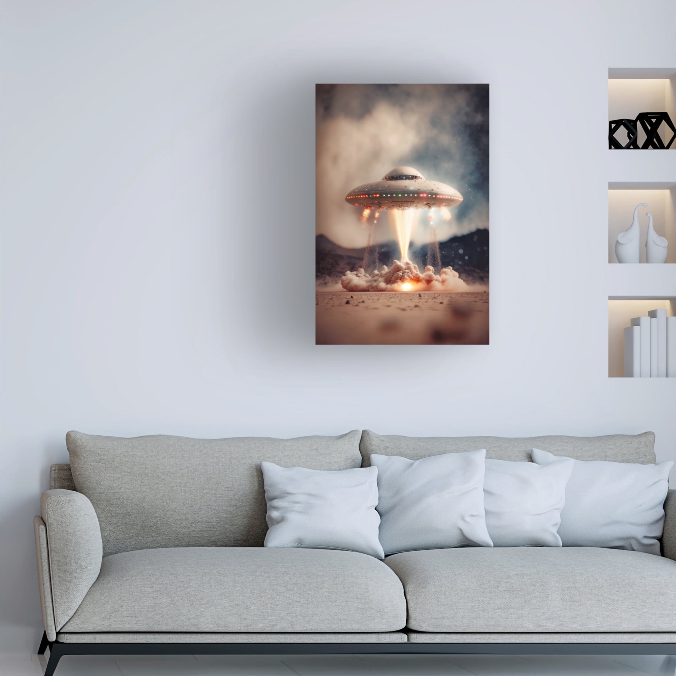 Trademark Fine Art Treechild Planet 73 A Canvas Wall Art