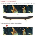 thumbnail image 2 of Turtle Skateboard Grip Tape Stickers 2 Pack for Deck - Emery Surface PVC Backing - 8.8x32.6in/22.4x83cm, 2 of 5