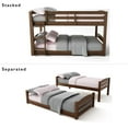 Better Homes and Gardens Tristan Twin Bunk Bed, Mocha